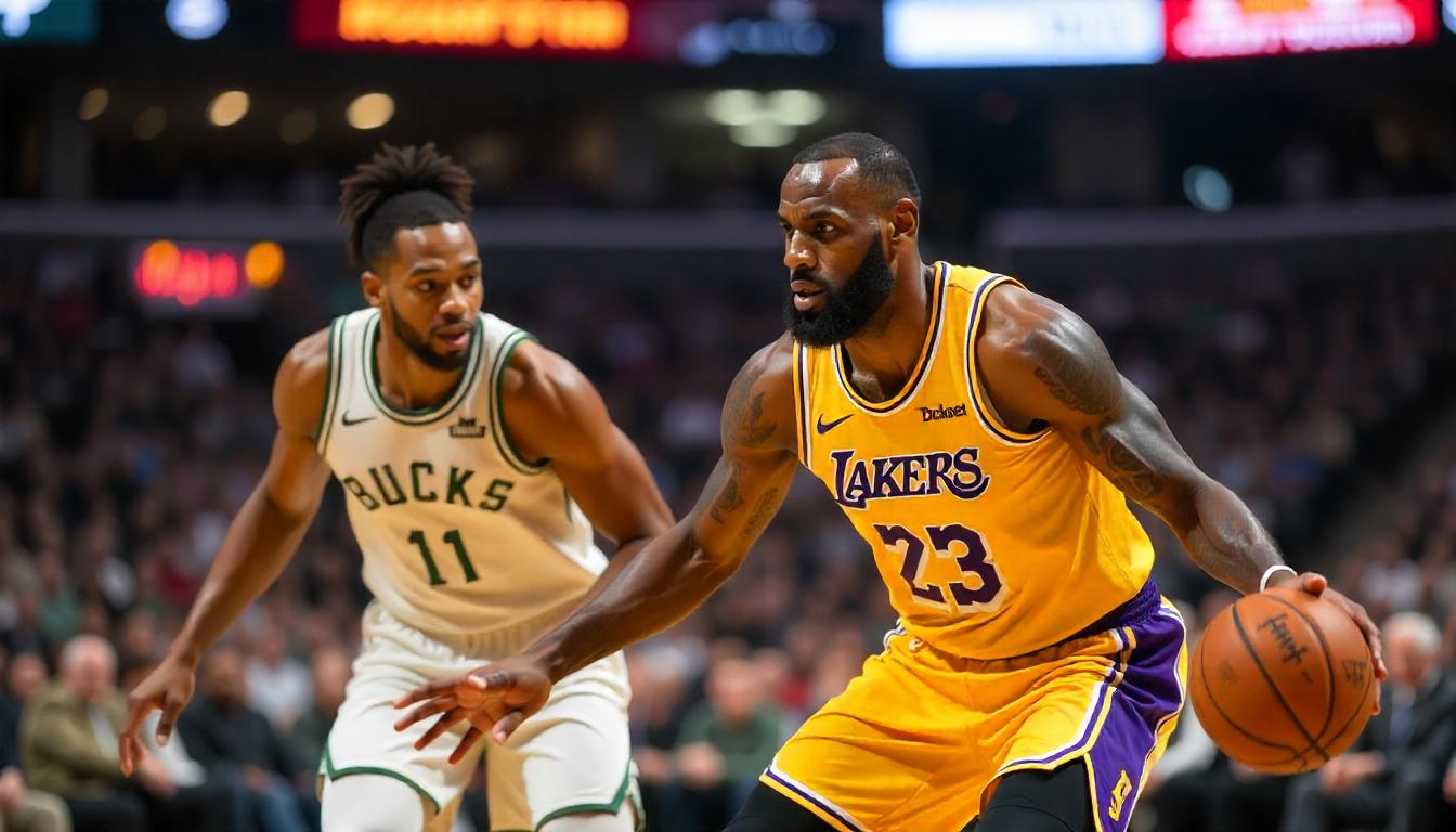 lakers vs milwaukee bucks match player stats