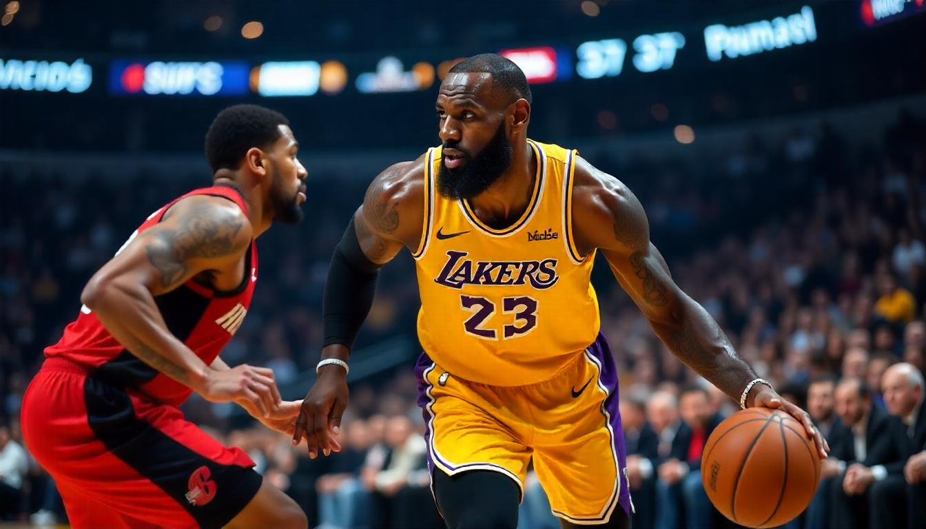 lakers vs portland trail blazers match player stats
