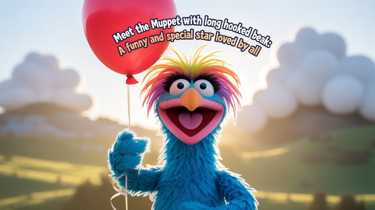 muppet with long hooked beak