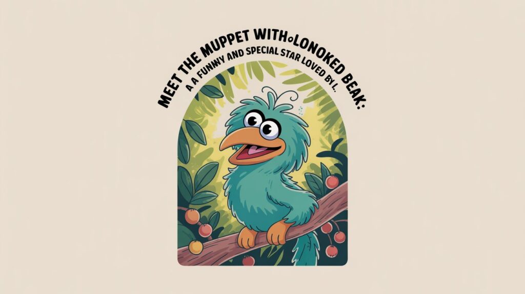 muppet with long hooked beak
