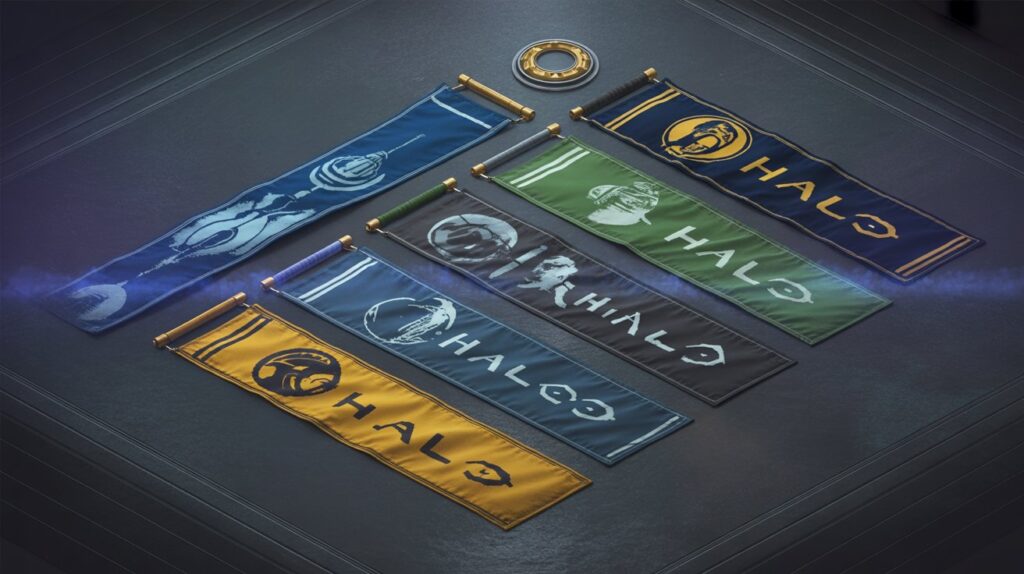 Halo (2003) Game Icons Banners