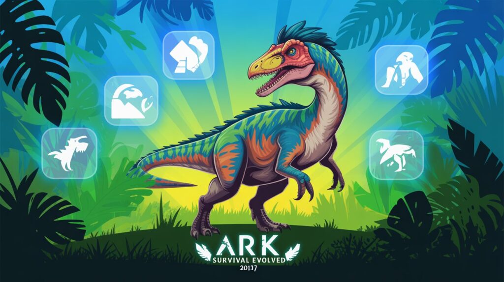 ark: survival evolved (2017) game icons banners