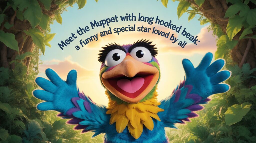 muppet with long hooked beak