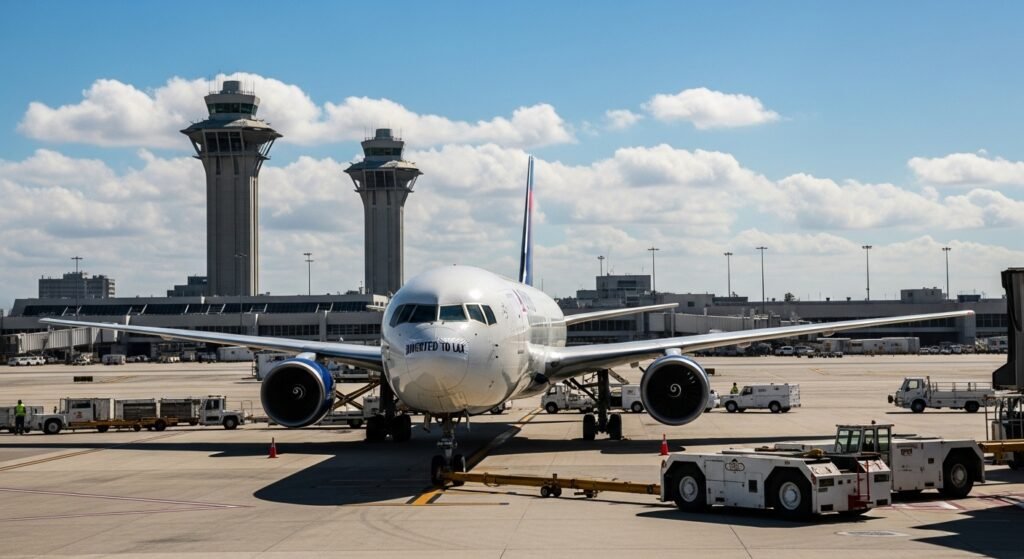 Delta flight DL275 diverted to LAX